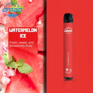 Bulk Wholesale HAPP 600 Puffs Disposable Vape Device 10pcs/Pack – Watermelon Ice