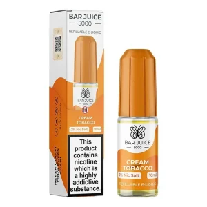 Cream Tobacco nic salt E-liquid by Bar Juice 5000