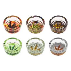 Crystal Leaf Ashtray