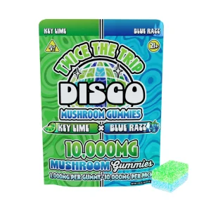Disco Mushrooms Twice The Trip Double Stack Gummies - 10,000mg