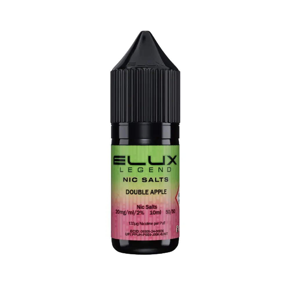 Double Apple 10ml Nic Salt by Elux Legend