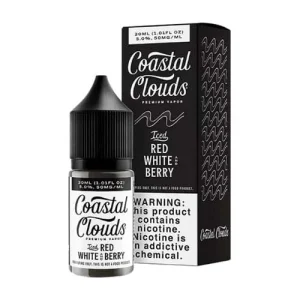 ICED Red White And Berry Salt Nic by Coastal Clouds 30ML