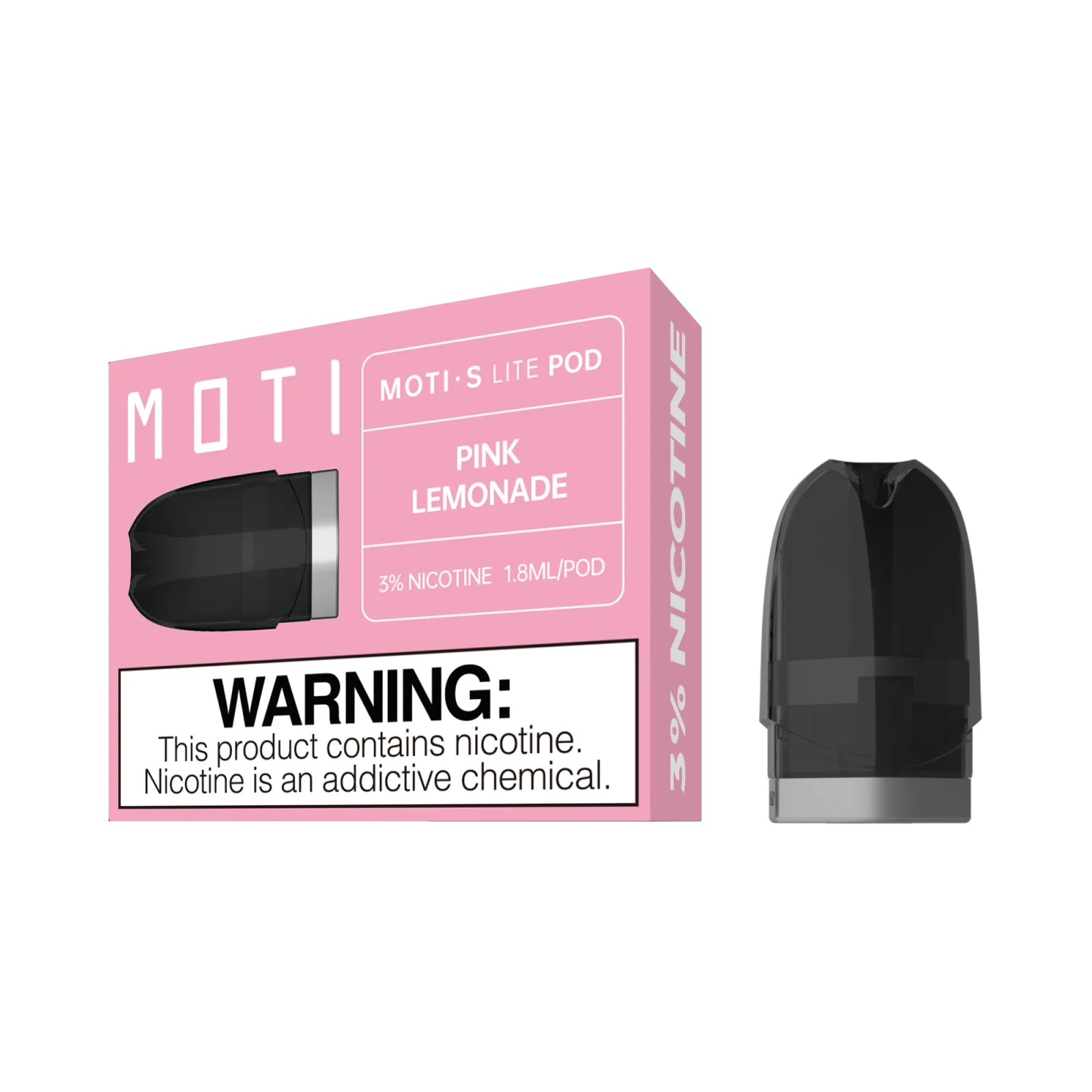 Moti S Lite Replacement Pods 2pcs/Pack – Pink-lemonade