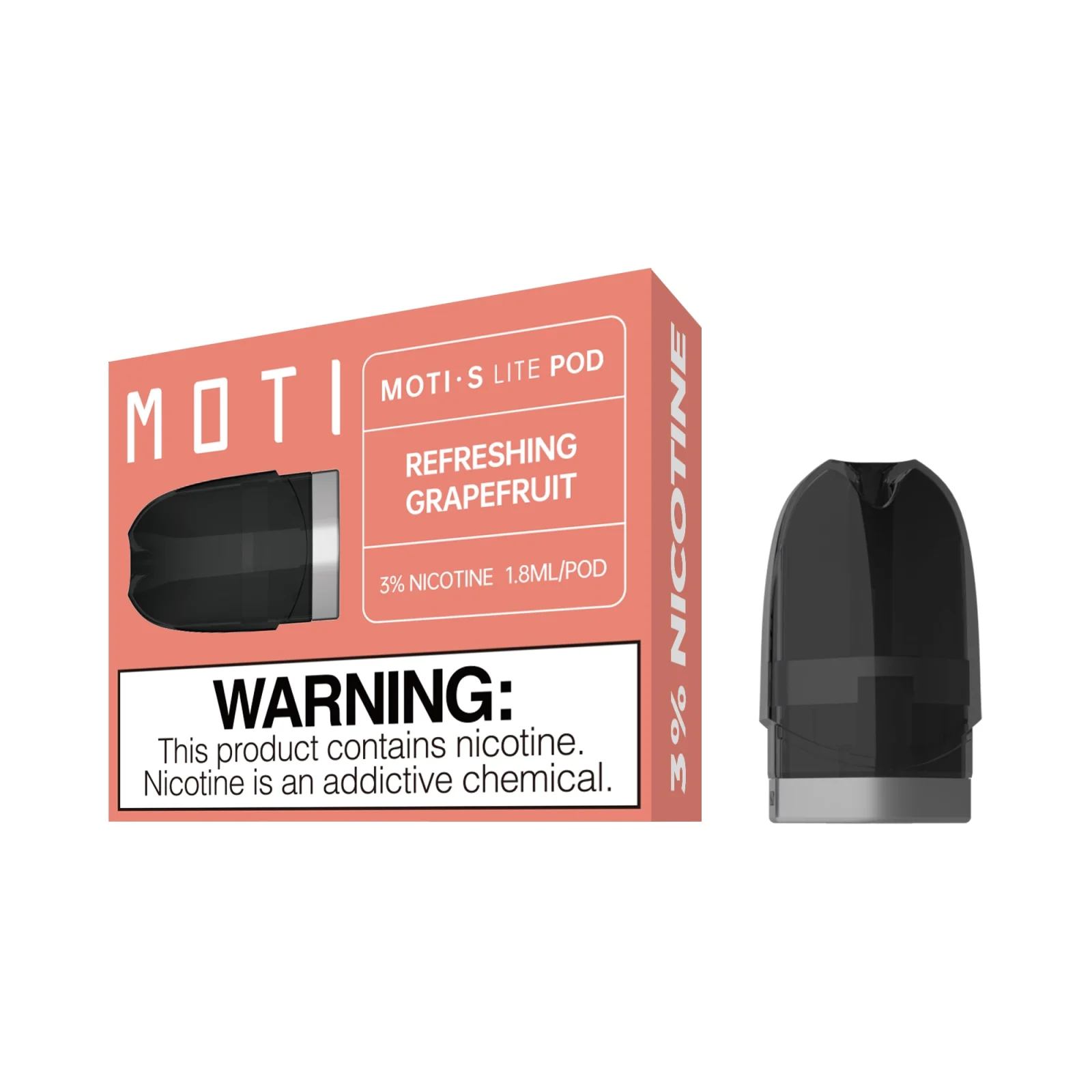 Moti S Lite Replacement Pods 2pcs/Pack – Refreshing-grapefruit