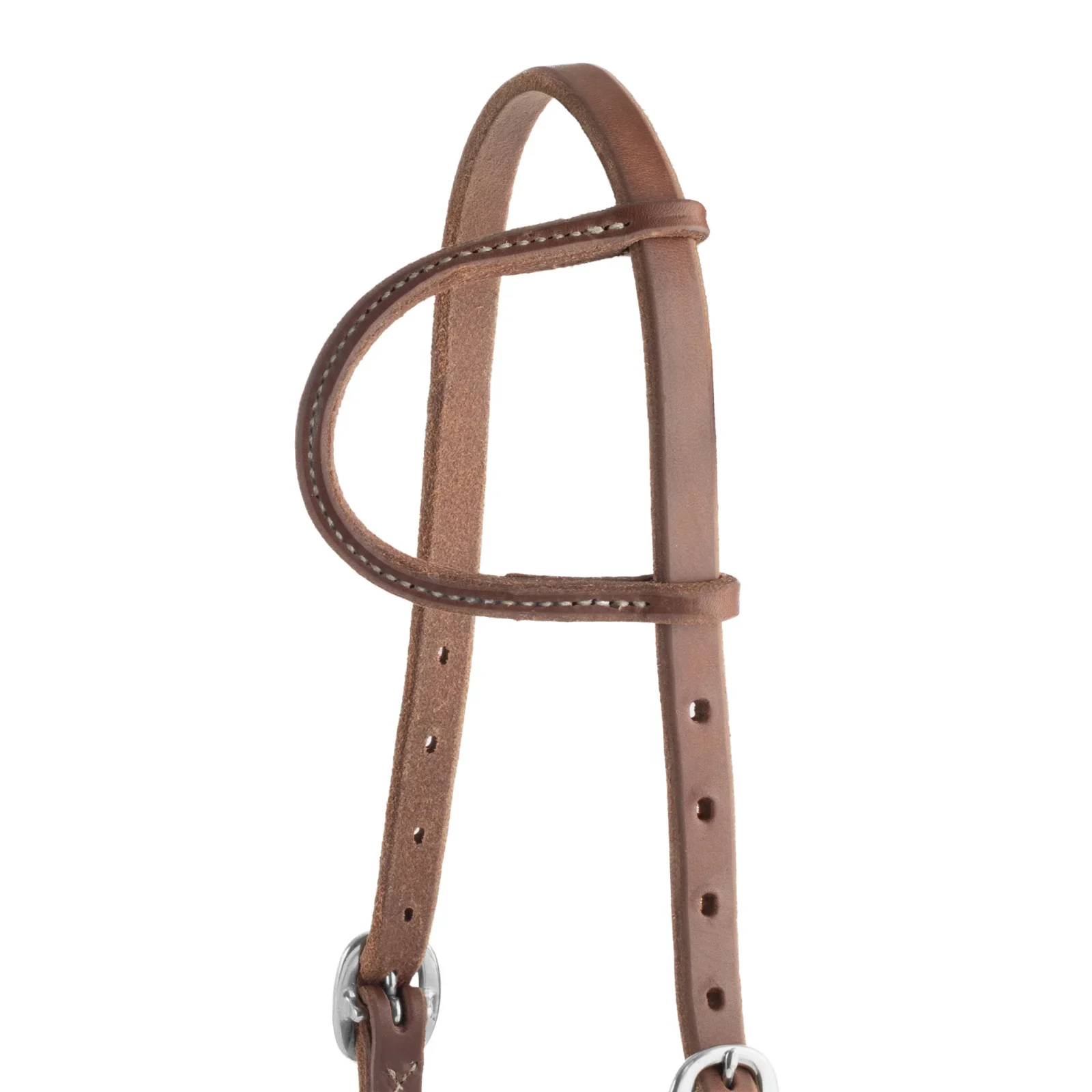 Oiled Hermann Oak Harness Leather Quick Change Headstall - Image 2