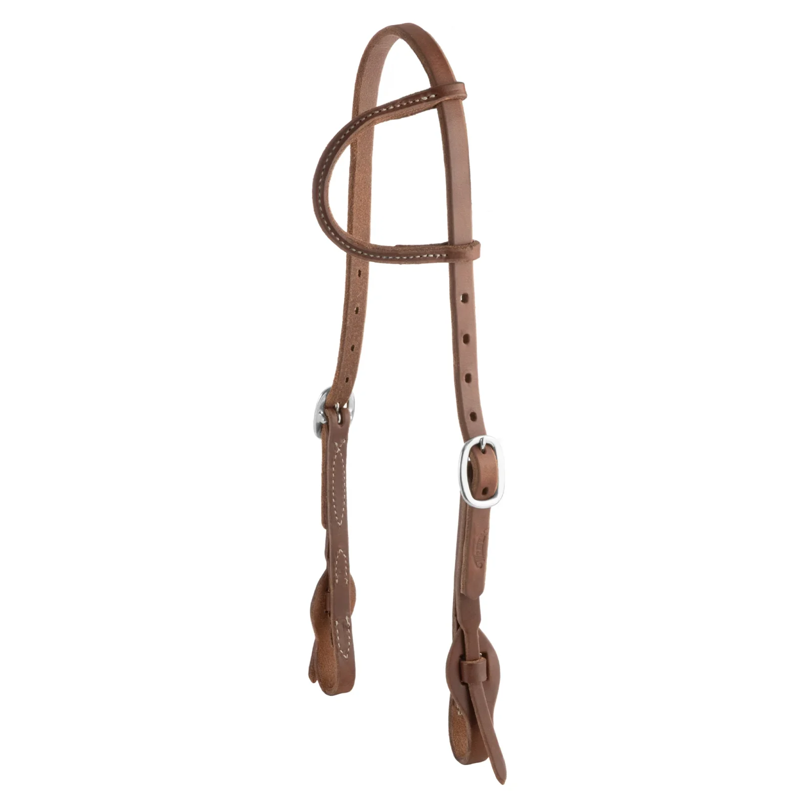 Oiled Hermann Oak Harness Leather Quick Change Headstall
