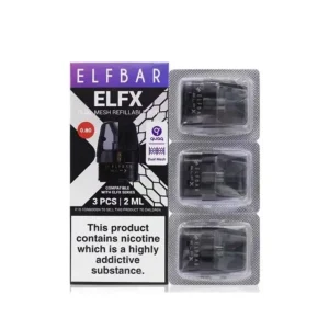 Pack of 3 – Elf Bar ELFX Empty Replacement Pods