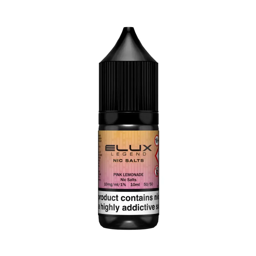 Pink Lemonade 10ml Nic Salt by Elux Legend