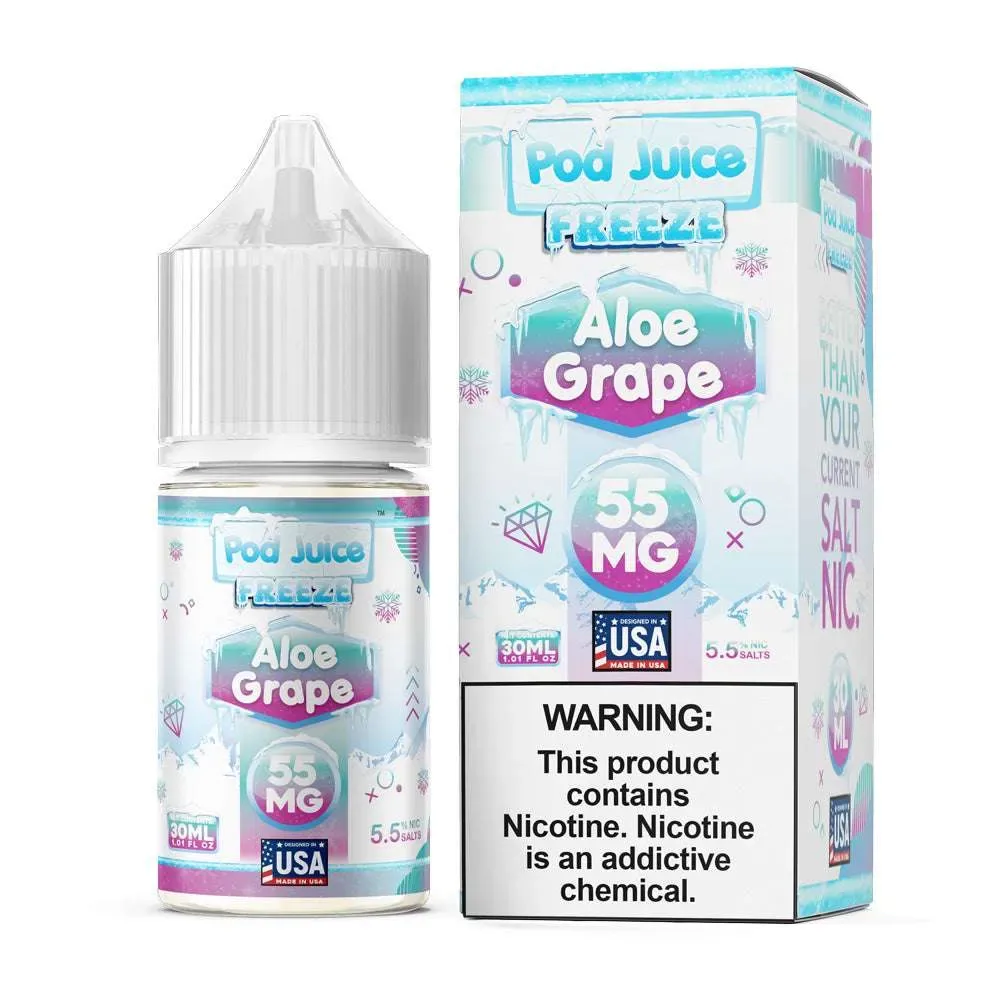 Pod Juice FREEZE – Aloe Grape – 30ML E-Liquid