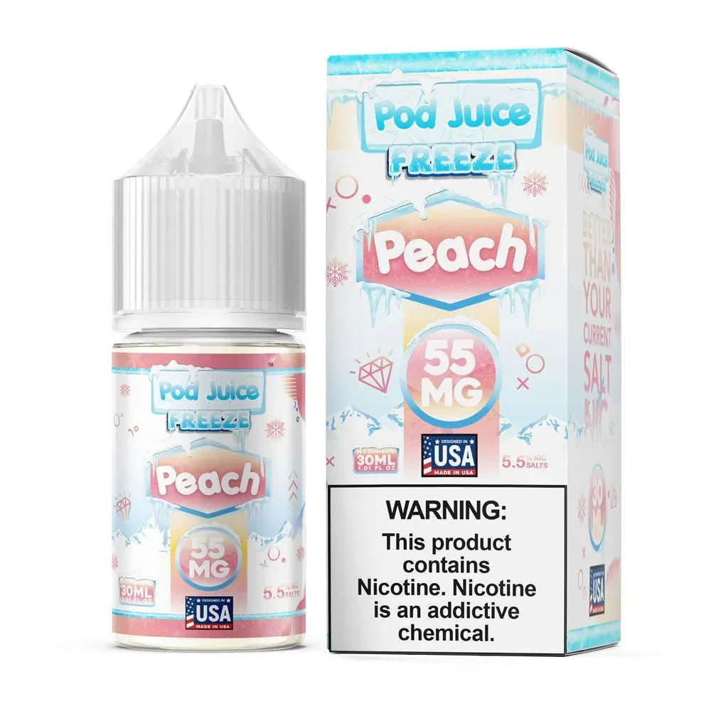 Pod Juice FREEZE – Peach – 30ML E-Liquid