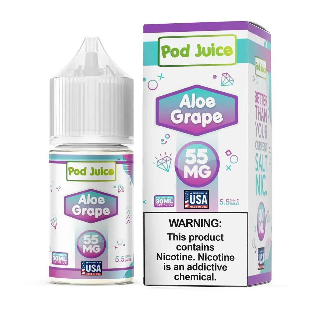 Pod Juice SALT – Aloe Grape – 30ML E-Liquid