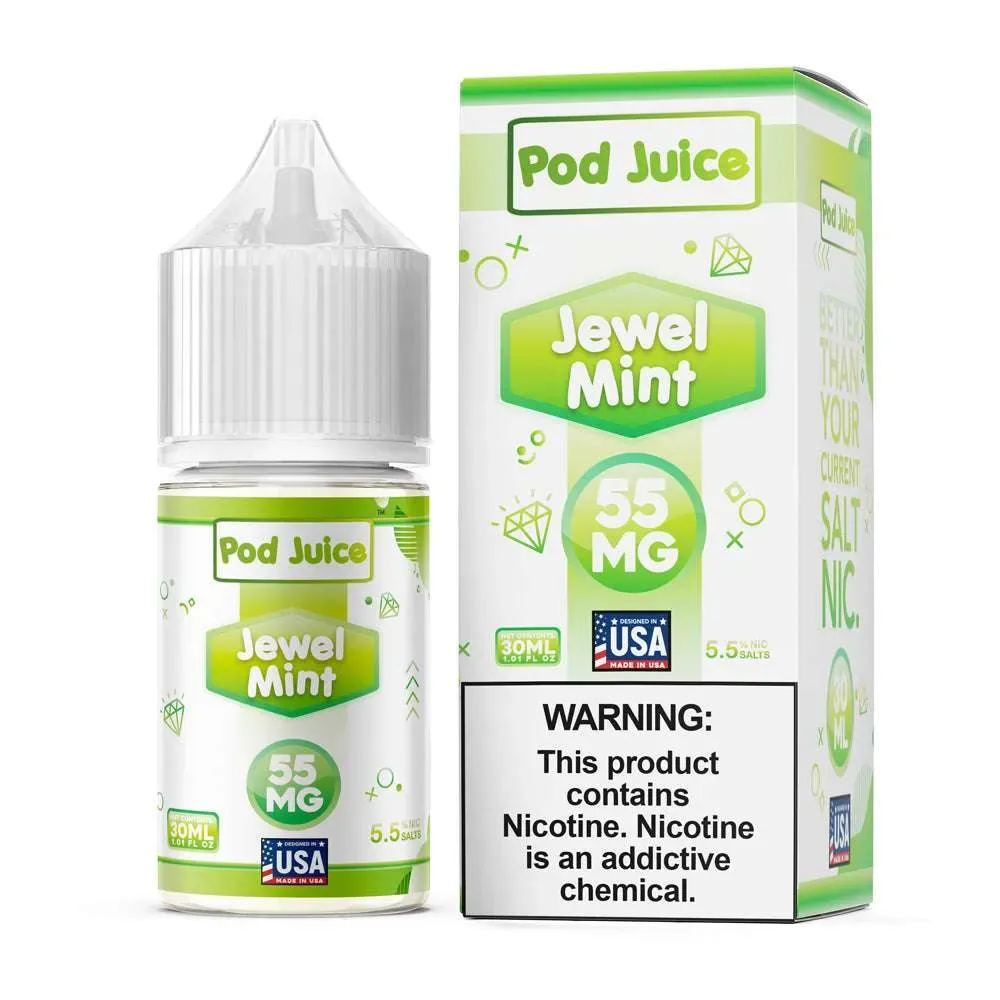 Pod Juice SALT – Jewel Mint – 30ML E-Liquid