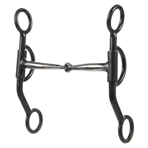 Professional Snaffle Bit with 5" Sweet Iron Mouth with Copper Inlay