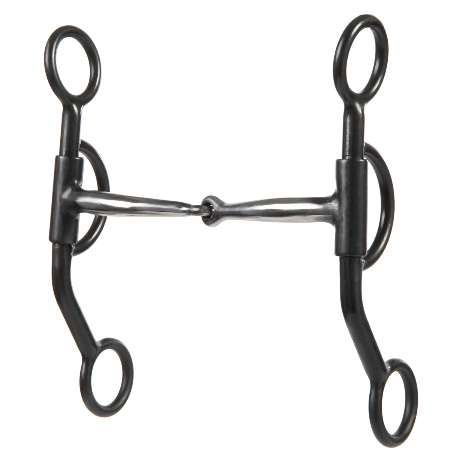 Professional Snaffle Bit with 5" Sweet Iron Mouth with Copper Inlay