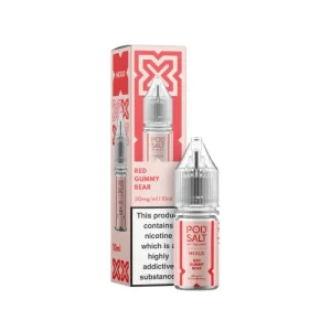 Red Gummy Bear Nicotine Salt 10ml by Pod Salt Nexus