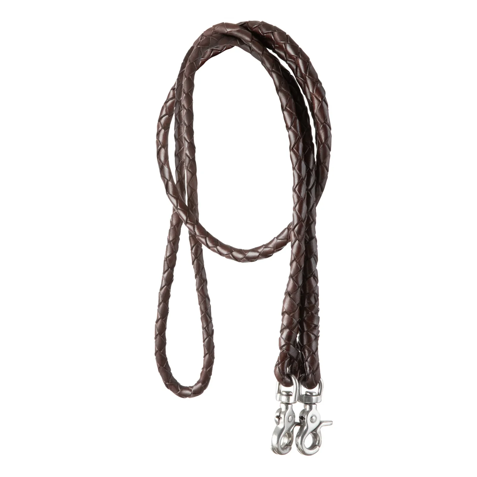 Round Braided Latigo Roping Rein, 3/8" x 8' - Image 2