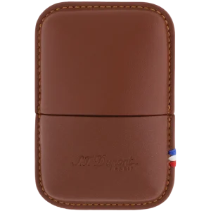 S.T. Dupont Ligne 2 Lighter Case – Brown Leather