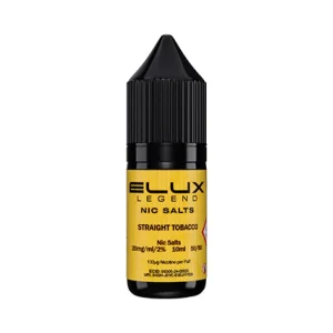 Straight Tobacco 10ml Nic Salt by Elux Legend