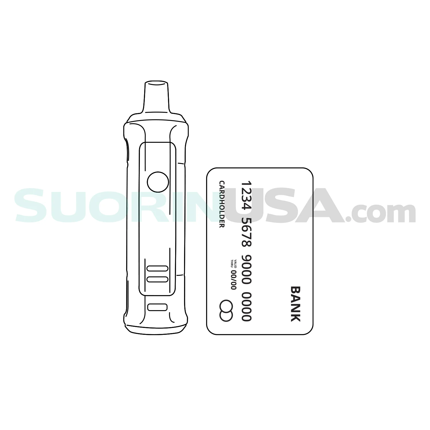 Suorin Trident GUNMETAL - 85W Pod Mod Kit - Image 2