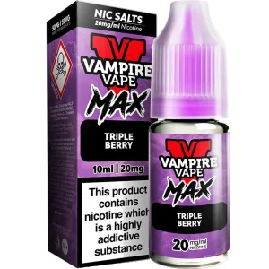 Triple berry Vampire Vape Max e-liquid 10ml