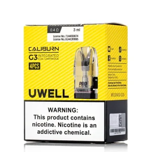 Uwell_Caliburn G3_3ml_Replacement Integrated Coil_Pod_(4-Pack)_