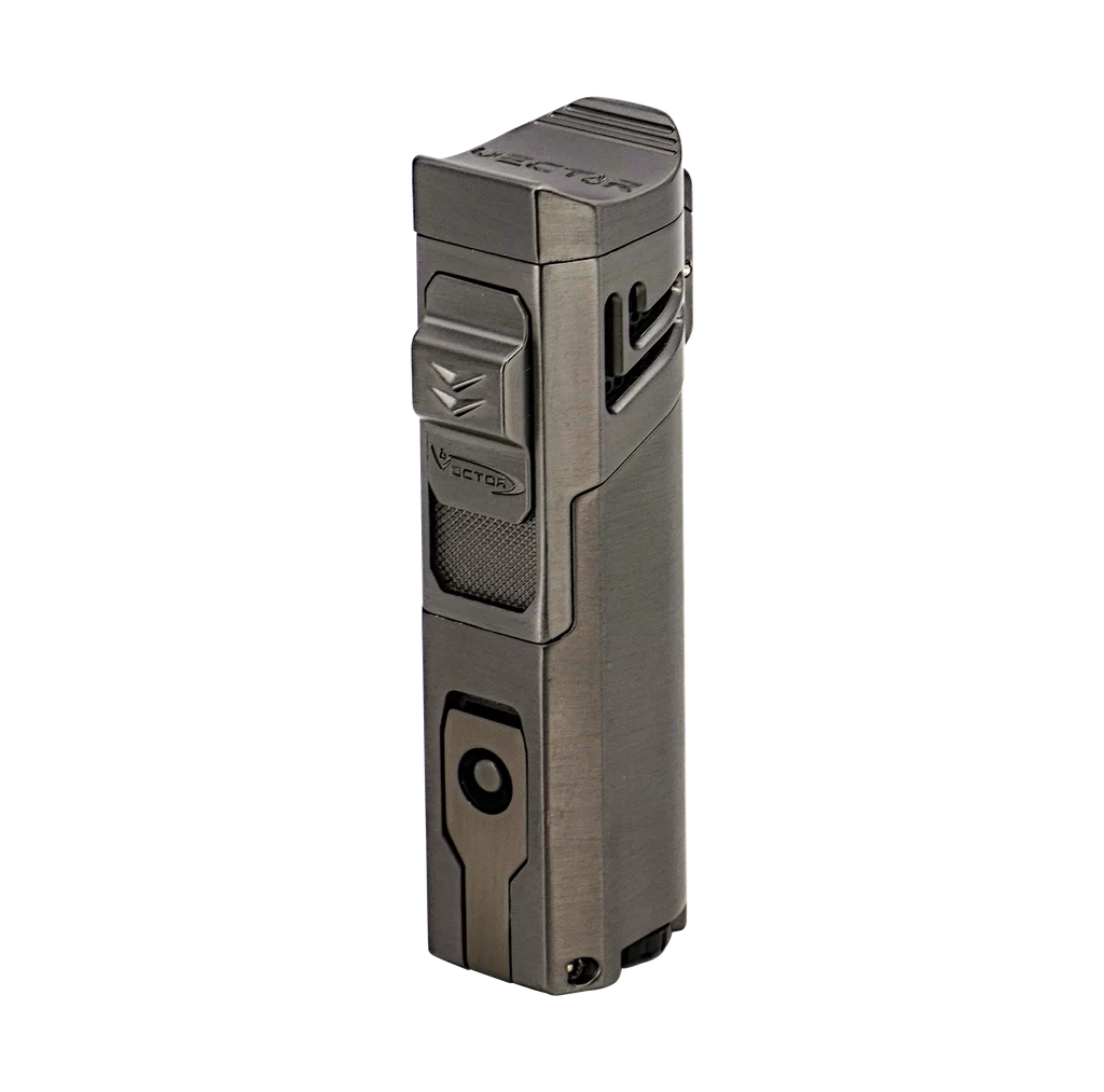Vector Caliper Single Flame Torch Lighter with Cigar Punch - Image 2