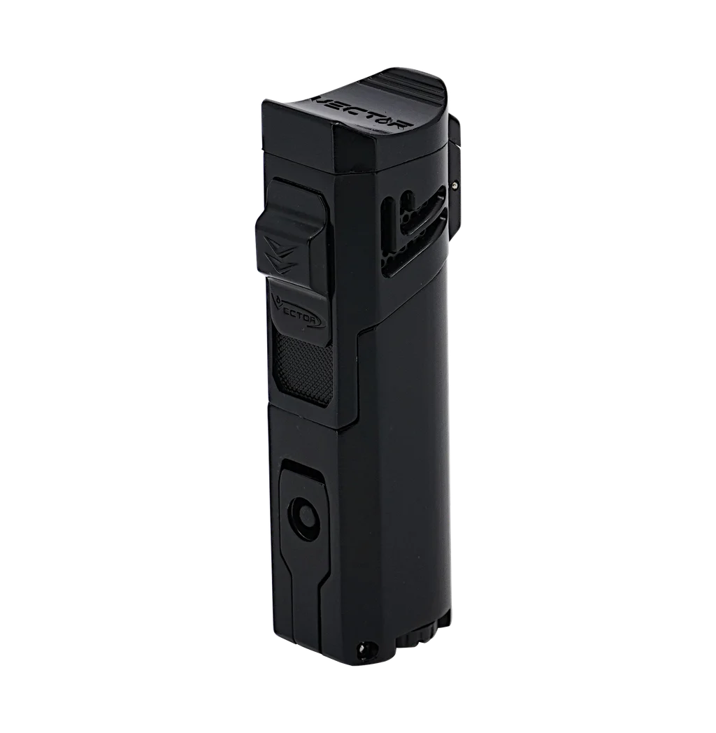 Vector Caliper Single Flame Torch Lighter with Cigar Punch